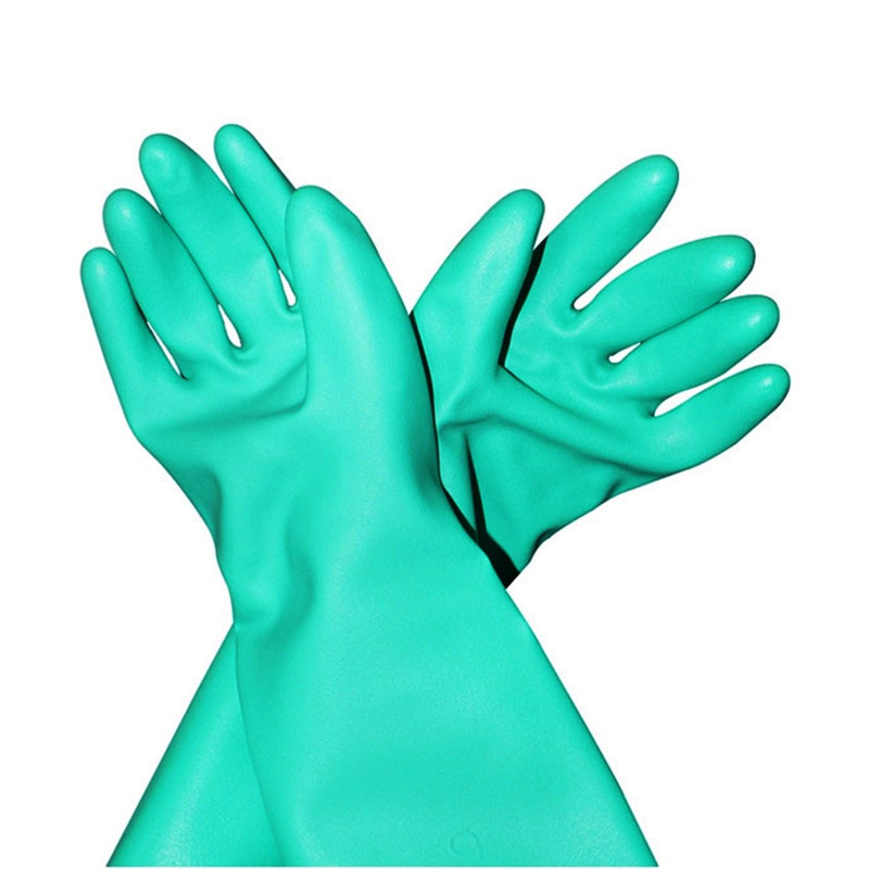8Pieces/4 Pairs Oil-proof Long - Nitrile Mechanic Glove ulasan dan harga