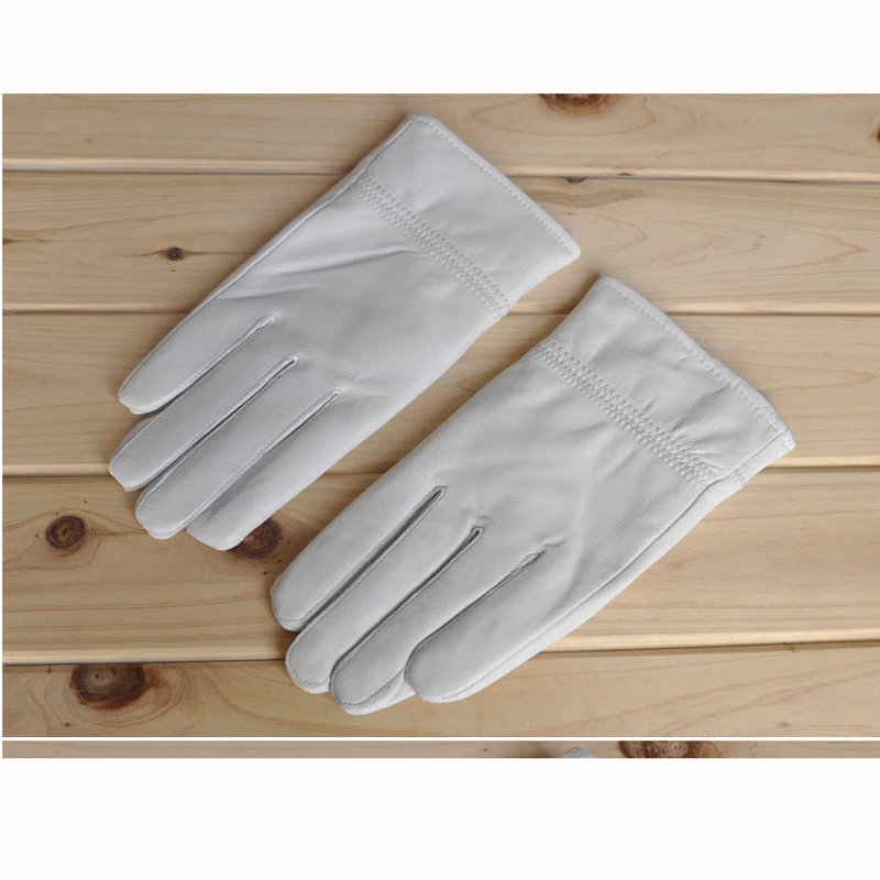2025 Winter Genuine Leather Wh - Leather Driving Glove ulasan dan harga