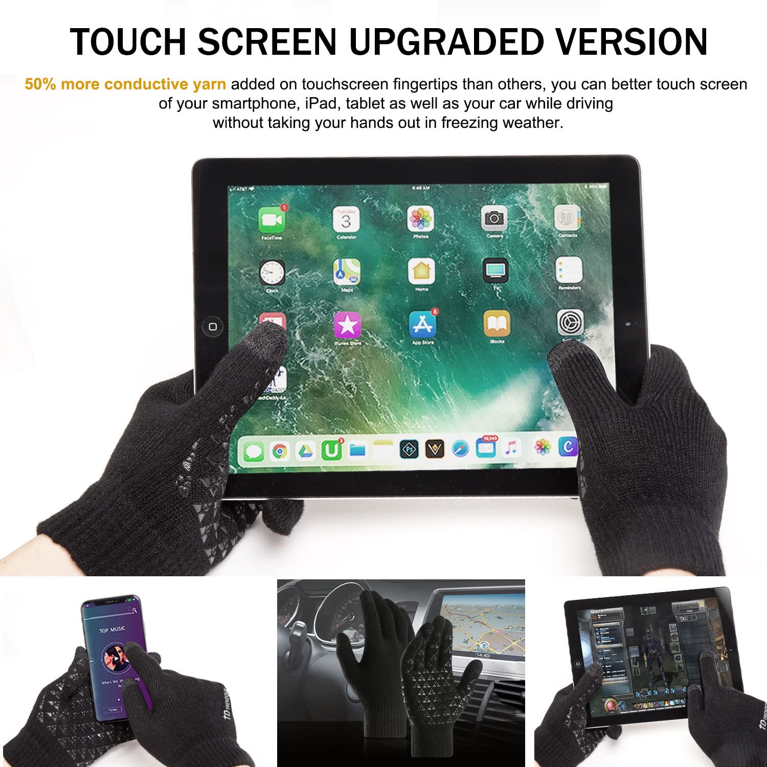 1-5Pairs Winter Outdoor Sports - Magic Touch Glove ulasan dan harga