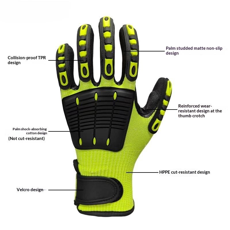 1 Pair Cut & Impact Resistant  - Nitrile Mechanic Glove ulasan dan harga
