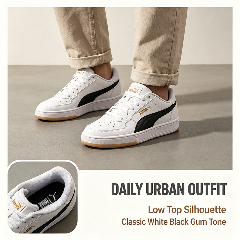 PUMA Men White Black Low Top S - Puma Shoes Suede Classic ulasan dan harga