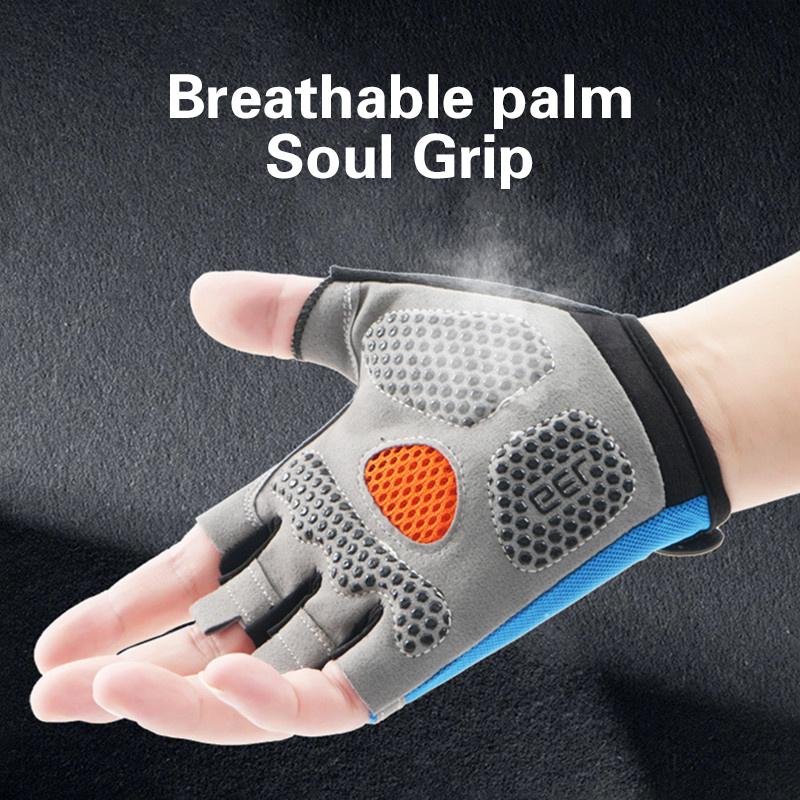 Hot Half Finger Cycling Gloves - Cycling Glove Padded ulasan dan harga