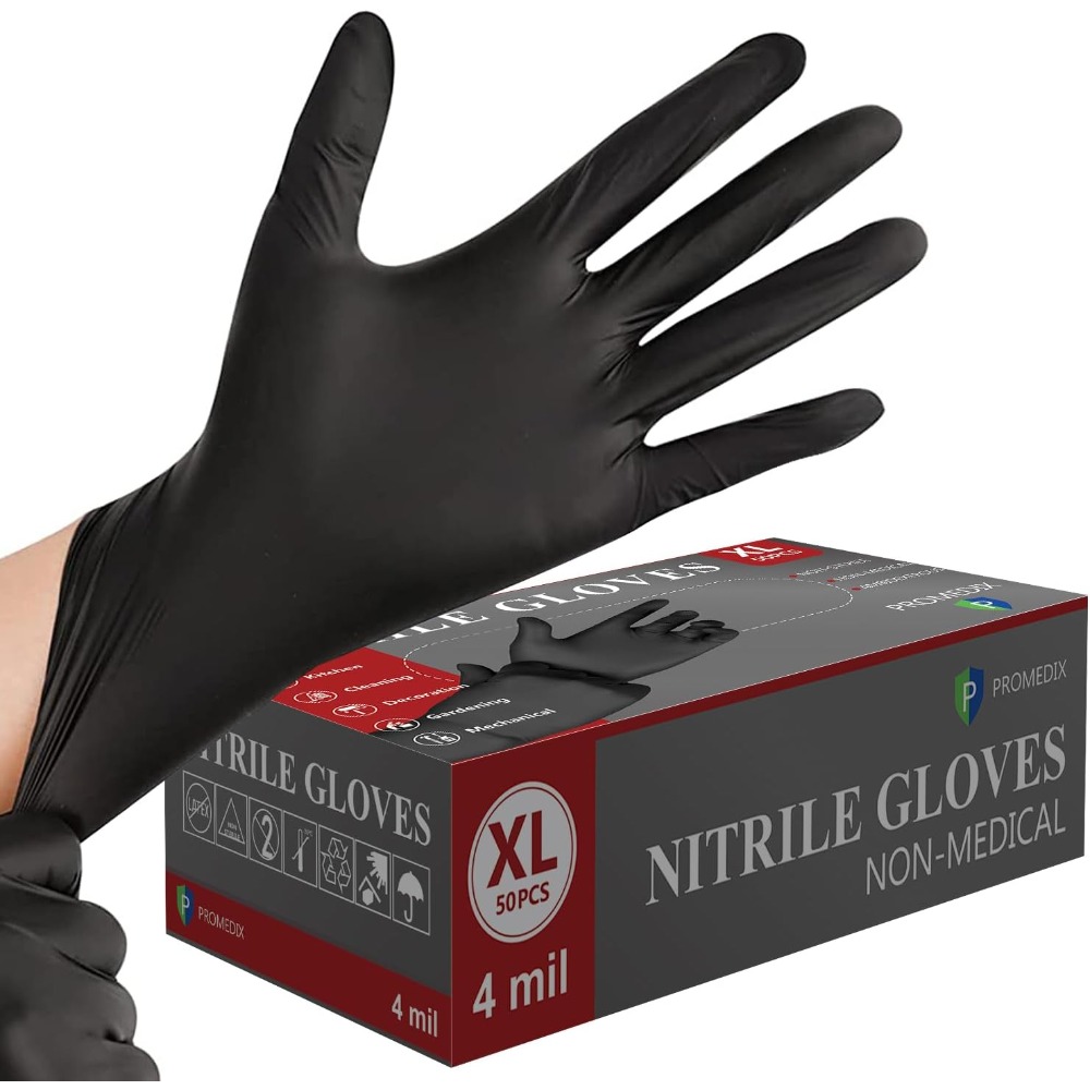 Nitrile Disposable Gloves 4 Mi - Exam Glove Nitrile ulasan dan harga