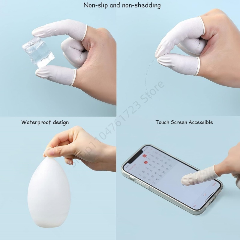 100Pcs Disposable Finger Cover - Latex Disposable Glove ulasan dan harga