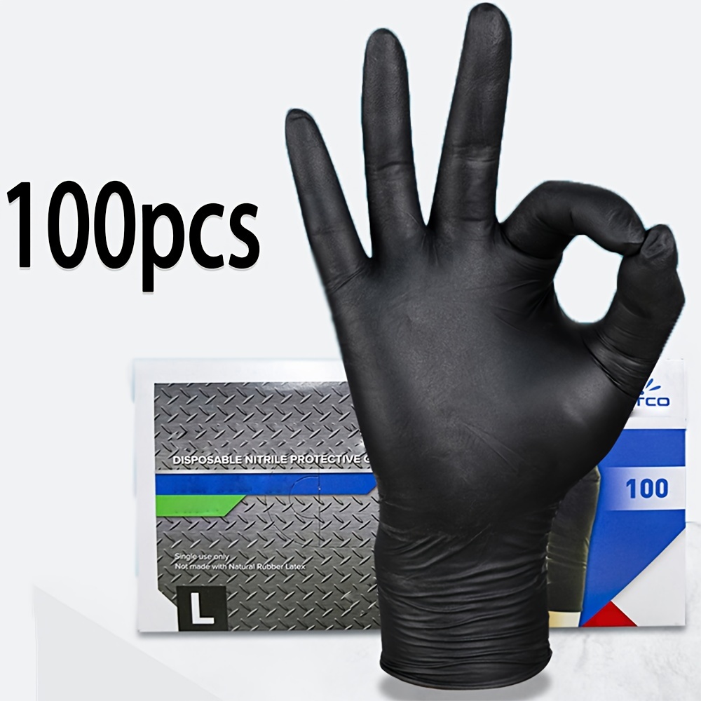 Black Disposable Nitrile Glove - Nitrile Mechanic Glove ulasan dan harga