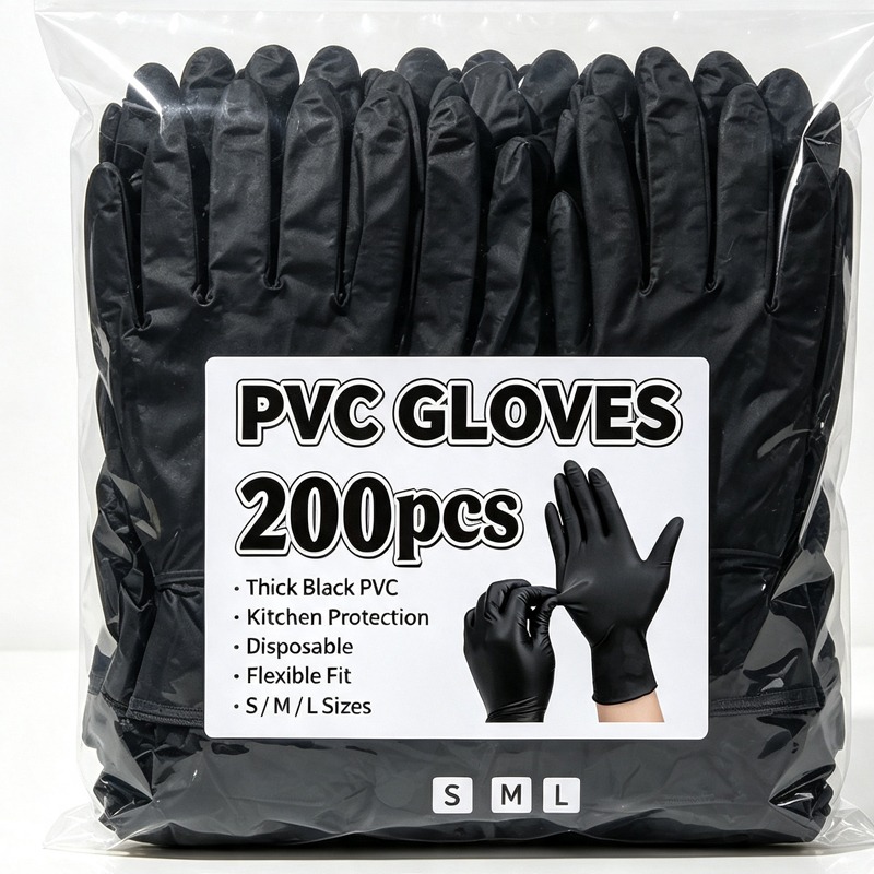 Disposable Black Gloves Unisex - Latex Disposable Glove ulasan dan harga