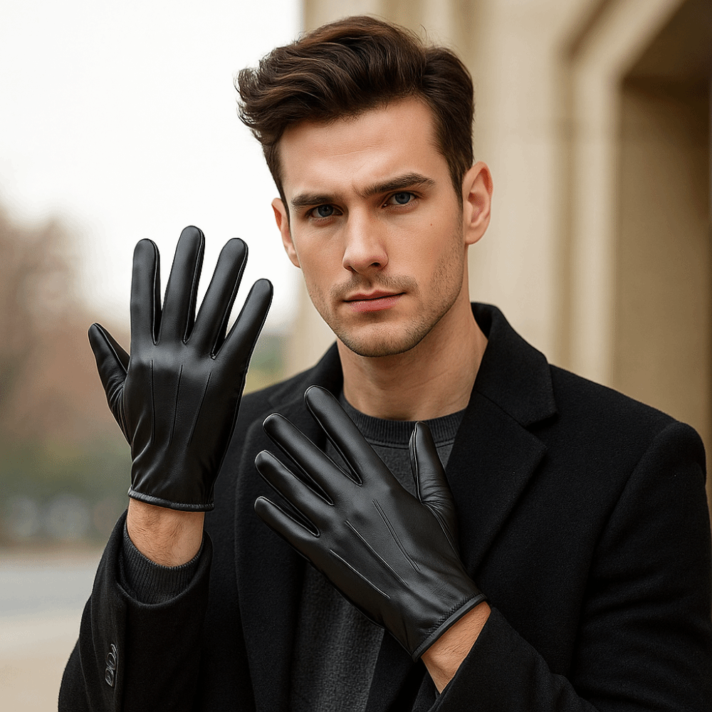 Fashion Black Driving Gloves P - Leather Driving Glove ulasan dan harga