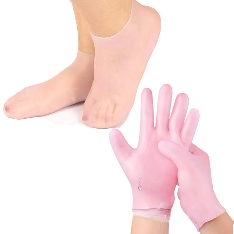 1Pair Silicone Foot Care Socks - Latex Disposable Glove ulasan dan harga