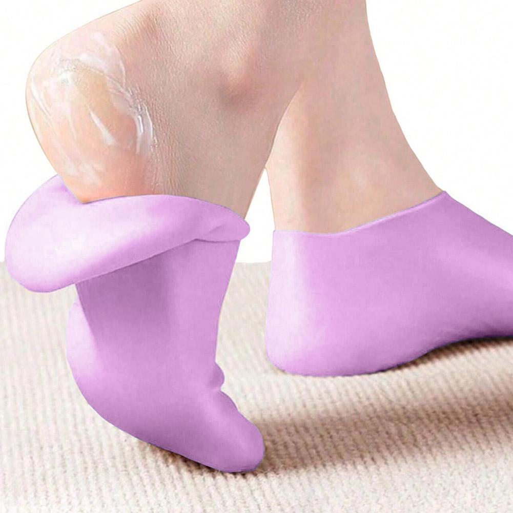 1Pair Silicone Foot Care Socks - Latex Disposable Glove ulasan dan harga
