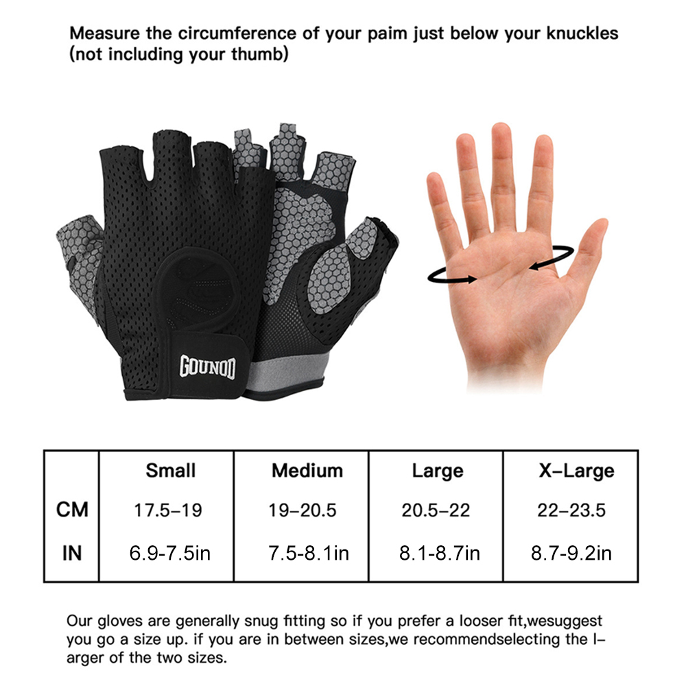 1Pair Anti-Slip Weight Lifting - Workout Glove Gym ulasan dan harga