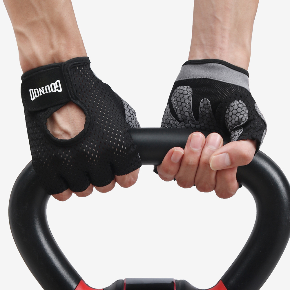 1Pair Anti-Slip Weight Lifting - Workout Glove Gym ulasan dan harga