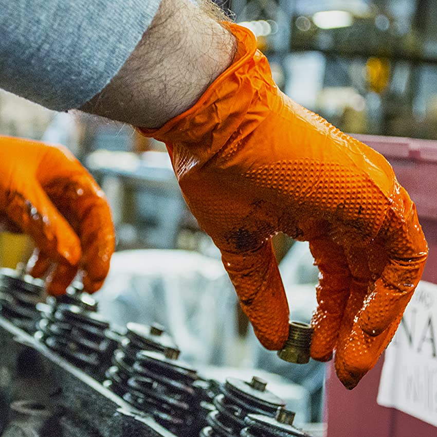 100Pcs Per Box Mechanical Nitr - Nitrile Mechanic Glove ulasan dan harga