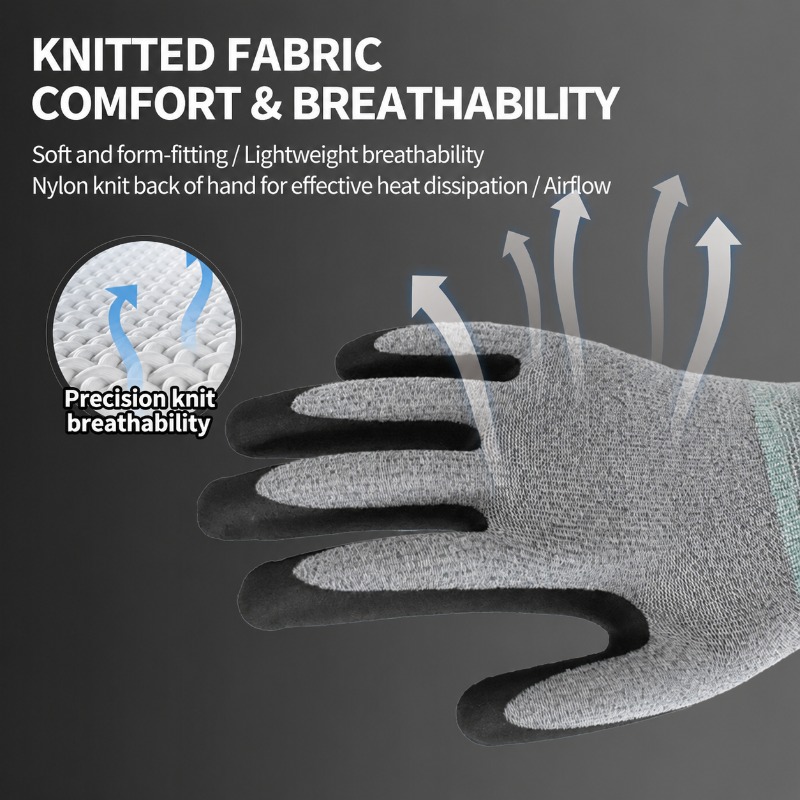 15 Needle Polyester Nitrile Co - Nitrile Mechanic Glove ulasan dan harga