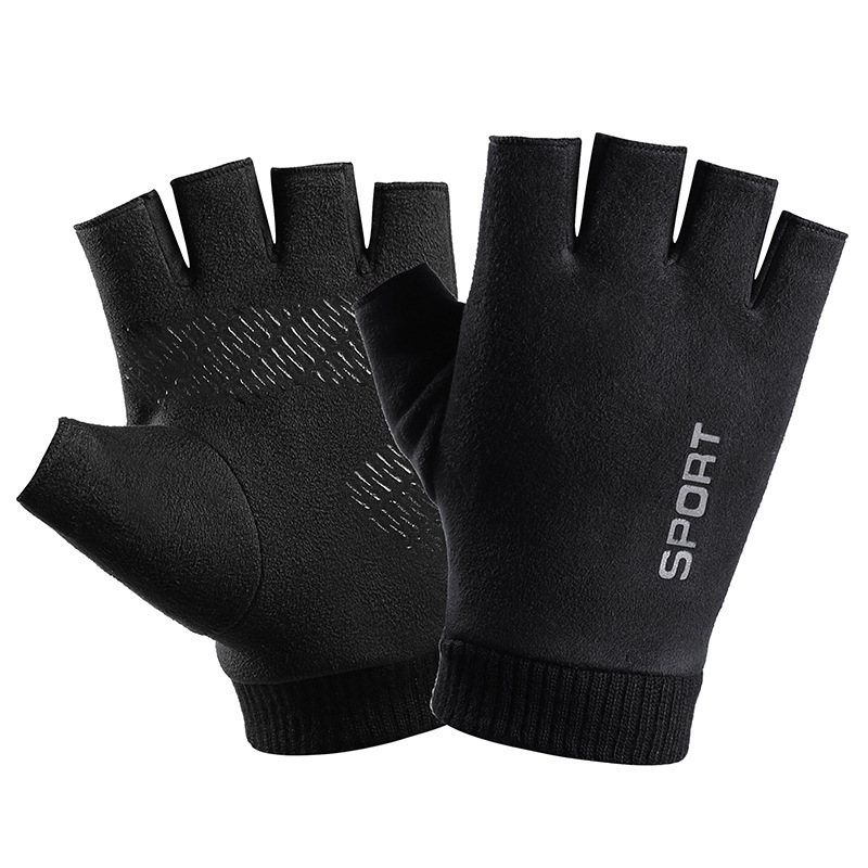 Men Winter Suede Leather Plush - Leather Driving Glove ulasan dan harga