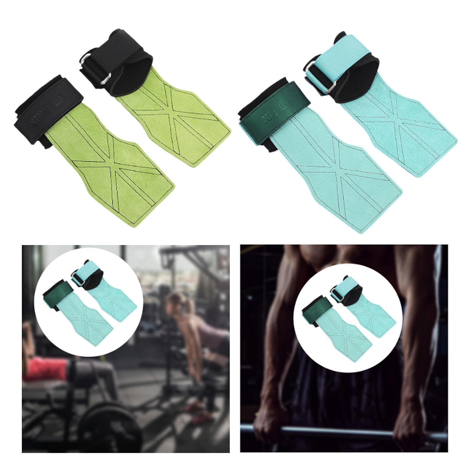 2x Weightlifting Hand Grips Pa - Workout Glove Gym ulasan dan harga