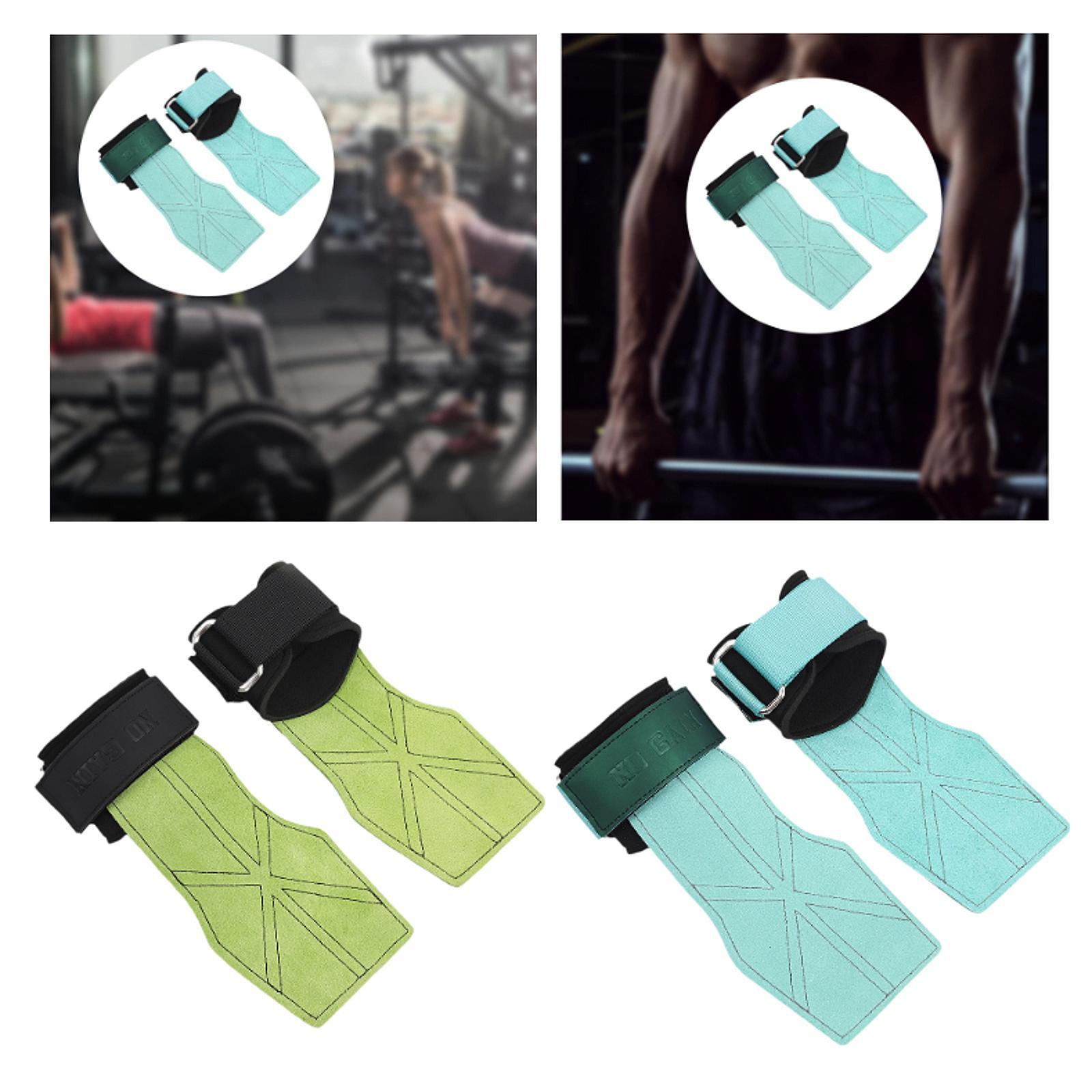 2x Weightlifting Hand Grips Pa - Workout Glove Gym ulasan dan harga