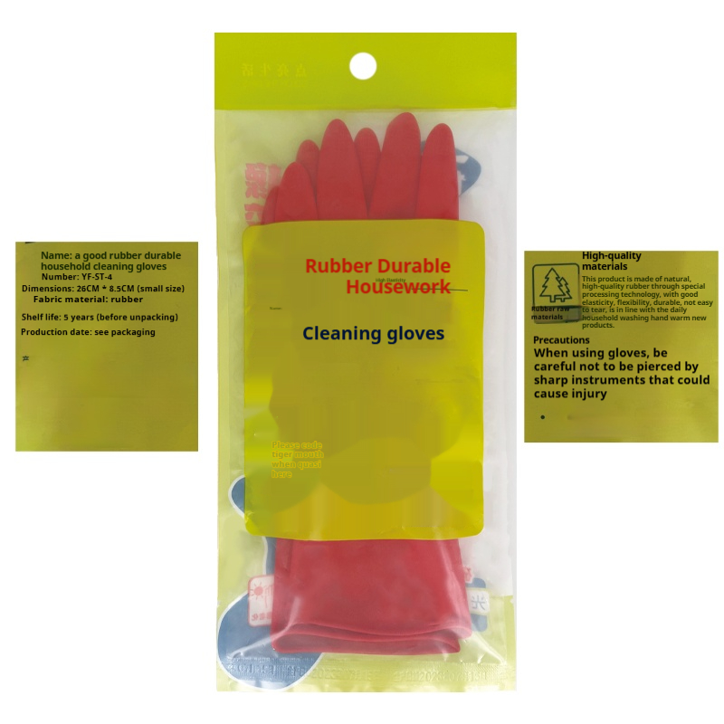 Durable Rubber Latex Dish Glov - Dish Glove Rubber ulasan dan harga
